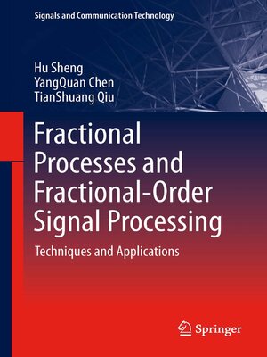 cover image of Fractional Processes and Fractional-Order Signal Processing